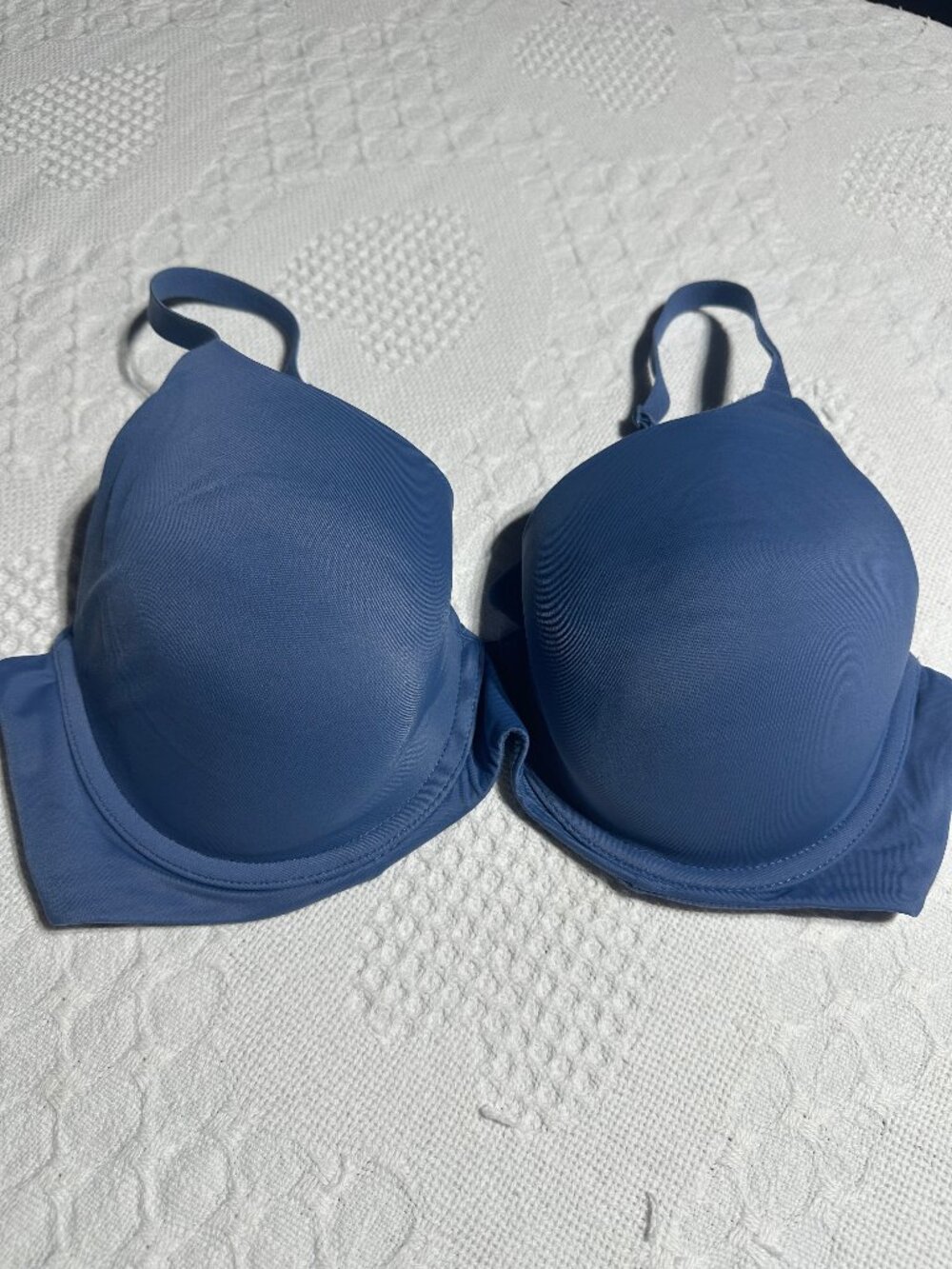 Auden Blue Lightly Lined Underwire T-Shirt Bra 34D